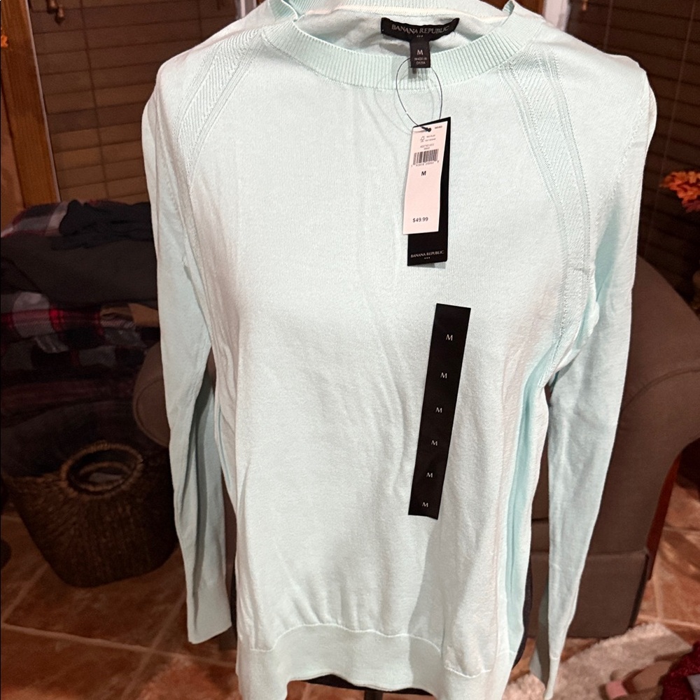 NWT Banana Republic Women's Soft Mint Sweater